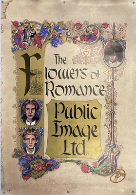 Lot 358 - PUBLIC IMAGE LTD - FLOWERS OF ROMANCE POSTER