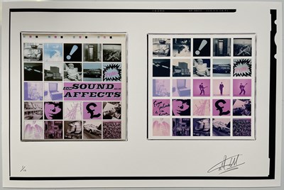 Lot 470 - THE JAM - MARTYN GODDARD SOUND AFFECTS COVER - LIMITED EDITION EDITED PRINT.