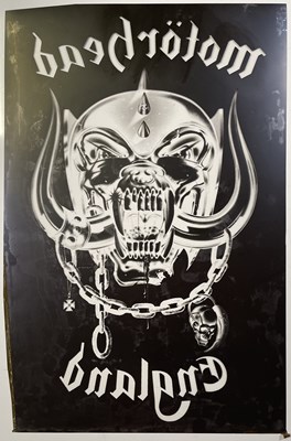 Lot 198 - MOTORHEAD - ENGLAND POSTER - ORIGINAL PRINTING FILM.