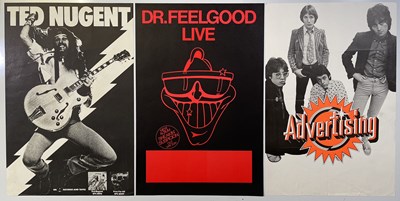 Lot 201 - 1970S ROCK / HARD ROCK POSTERS INC DR. FEELGOOD.