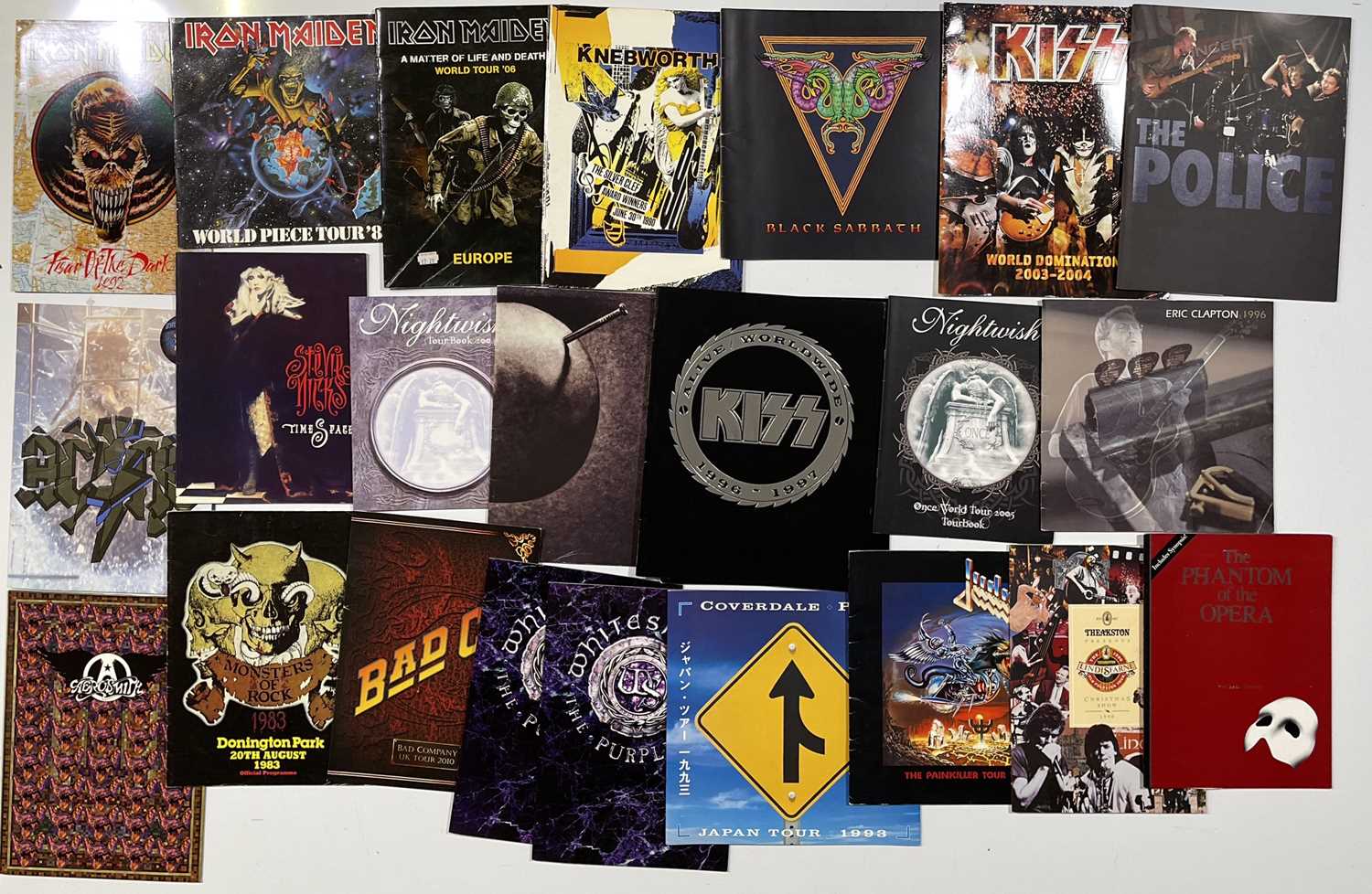 Lot 95 - CONCERT PROGRAMMES - 1990S/00S METAL/HARD ROCK.