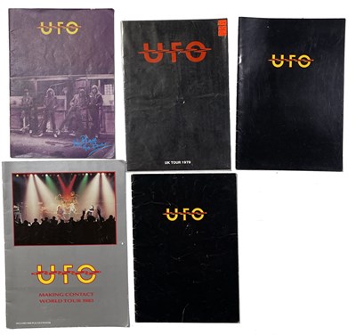 Lot 2060096 - UFO - CONCERT PROGRAMMES (MANY SIGNED).