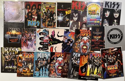 Lot 438 - KISS MEMORABILIA - CONCERT PROGRAMME COLLECTION INC FIRST TOUR / JAPANESE PROGRAMME.