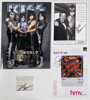 Lot 439 - KISS MEMORABILIA - A 2017 SIGNED CONCERT PROGRAMME.