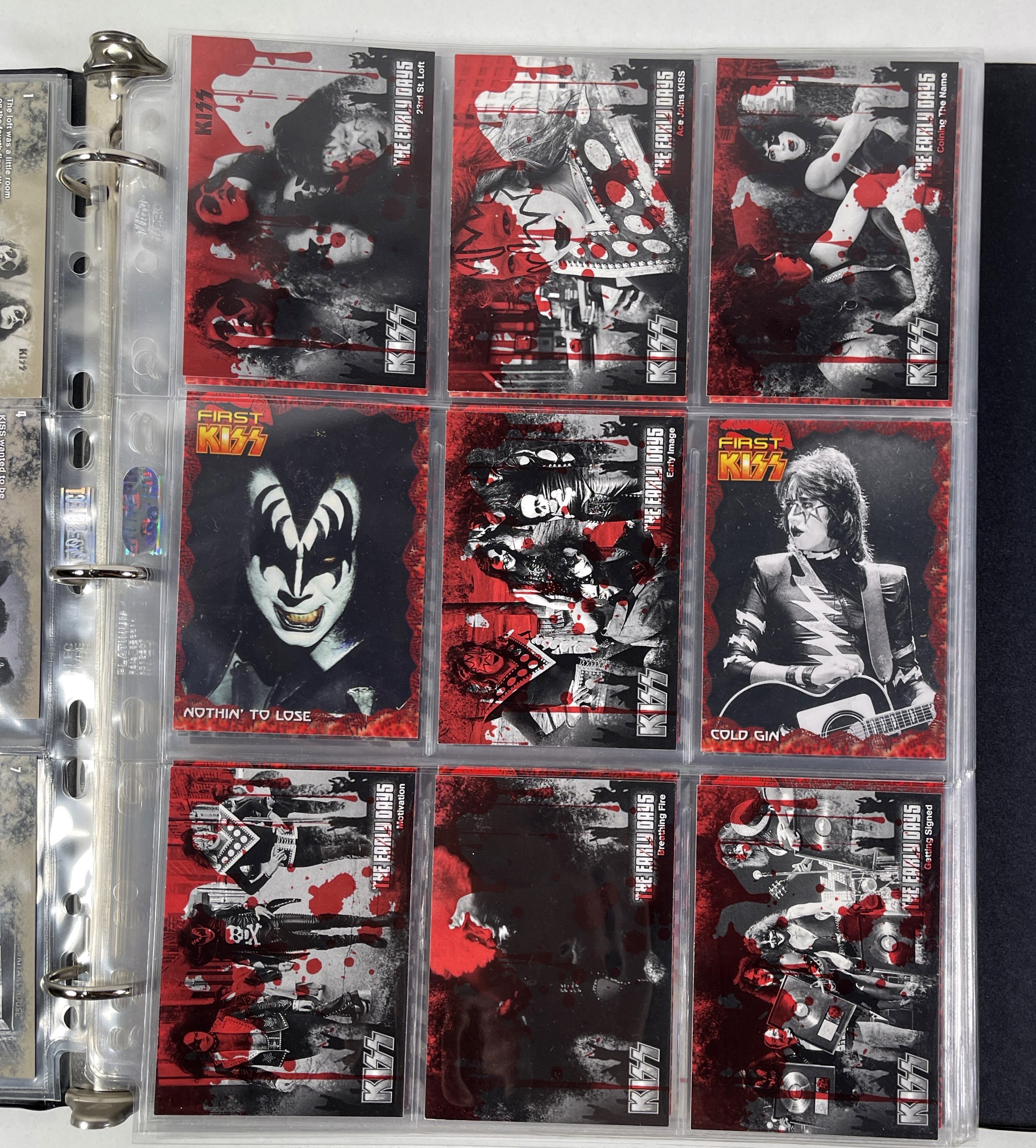 Lot 440 KISS COLLECTOR'S CARDS SETS.