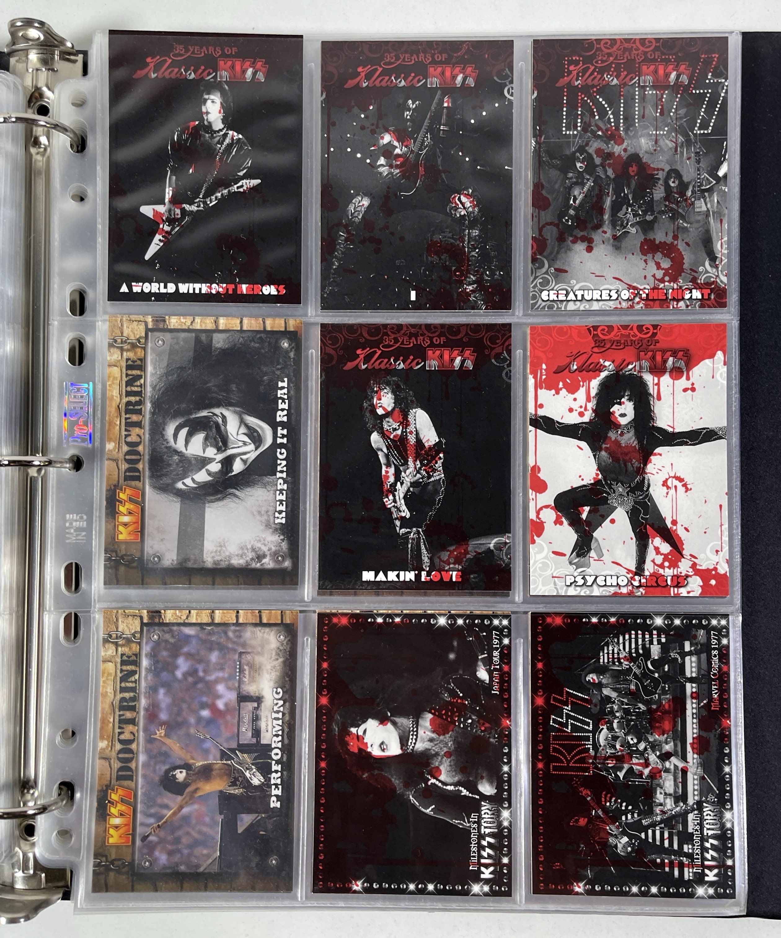 Lot 440 KISS COLLECTOR'S CARDS SETS.