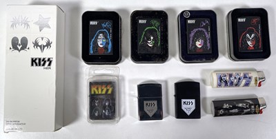 Lot 441 - KISS MEMORABILIA - LIGHTERS / PERFUME ETC.