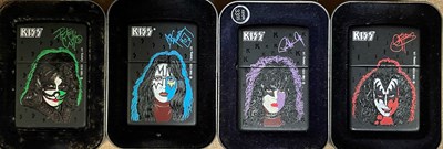 Lot 441 - KISS MEMORABILIA - LIGHTERS / PERFUME ETC.