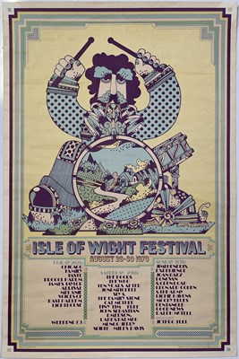 Lot 205 - ISLE OF WIGHT FESTIVAL 1970 - AN ORIGINAL POSTER.