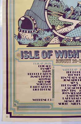 Lot 205 - ISLE OF WIGHT FESTIVAL 1970 - AN ORIGINAL POSTER.