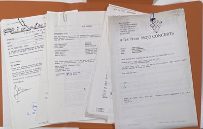 Lot 477 - CONTRACTS AND CONCERT BOOKING ARCHIVE - IRON MAIDEN