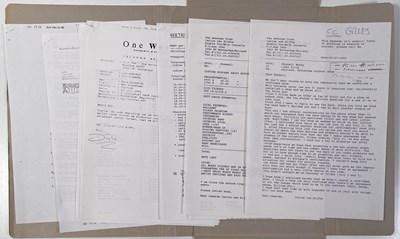 Lot 478 - CONTRACTS AND CONCERT BOOKING ARCHIVE - NIRVANA