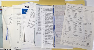 Lot 482 - CONTRACTS AND CONCERT BOOKING ARCHIVE - METALLICA