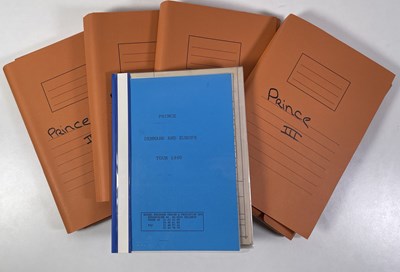 Lot 485 - CONTRACTS AND CONCERT BOOKING ARCHIVE - PRINCE TOUR 1990