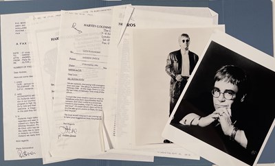 Lot 487 - CONTRACTS AND CONCERT BOOKING ARCHIVE - ERIC CLAPTON / ELTON JOHN.
