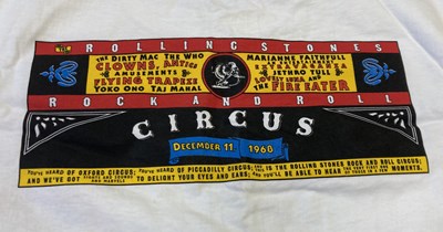 Lot 416 - ROLLING STONES ROCK AND ROLL CIRCUS T-SHIRT, TICKET, PRESS PACK