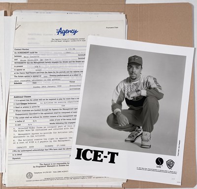 Lot 541 - CONTRACTS AND CONCERT BOOKING ARCHIVE - HIP-HOP ARTISTS INC ICE CUBE/LL COOL J.