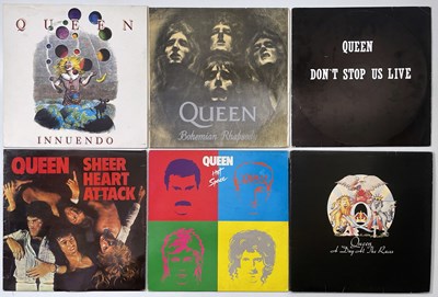 Lot 843 - QUEEN / RELATED - LPs / 12" COLLECTION