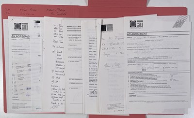Lot 552 - CONTRACTS AND CONCERT BOOKING ARCHIVE - OZZY OSBOURNE / BLACK SABBATH.