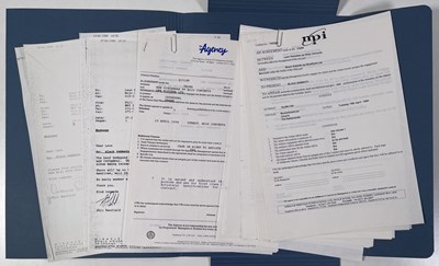 Lot 552 - CONTRACTS AND CONCERT BOOKING ARCHIVE - OZZY OSBOURNE / BLACK SABBATH.