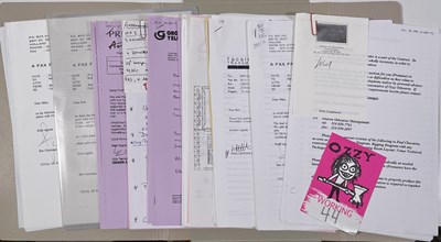 Lot 552 - CONTRACTS AND CONCERT BOOKING ARCHIVE - OZZY OSBOURNE / BLACK SABBATH.