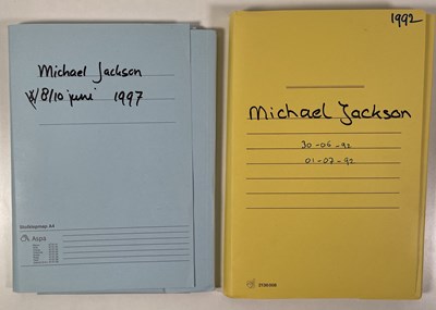 Lot 556 - CONTRACTS AND CONCERT BOOKING ARCHIVE - MICHAEL JACKSON.