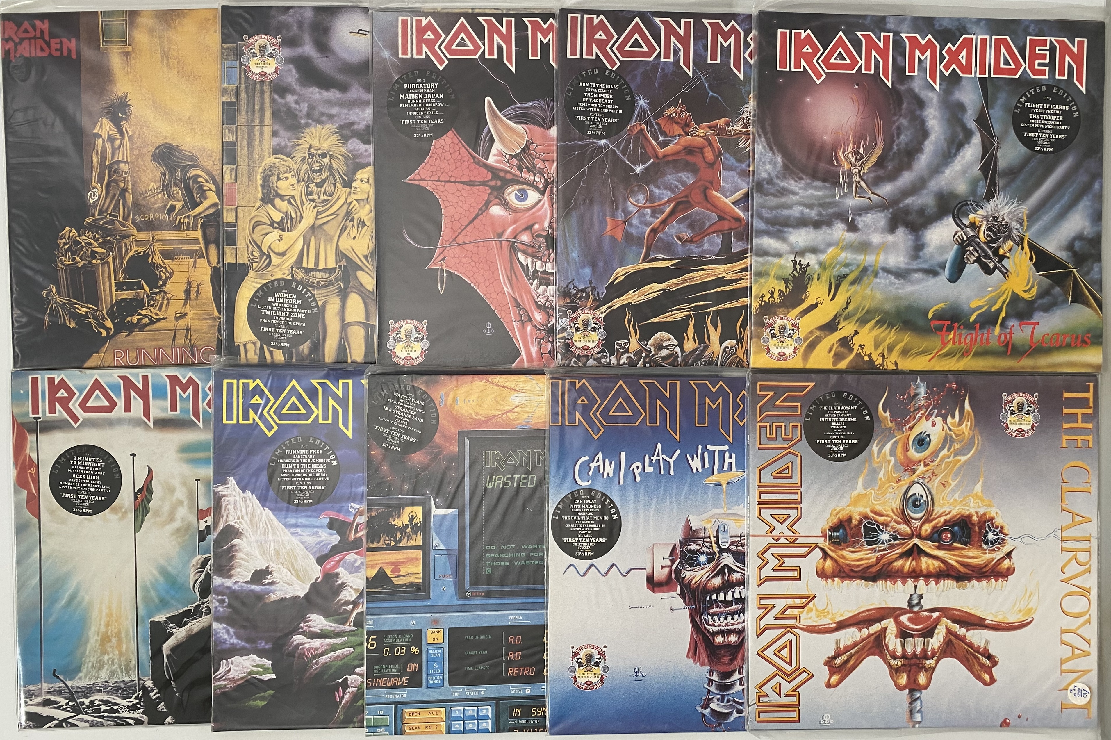 Lot 759 - IRON MAIDEN - THE FIRST TEN YEARS 12