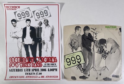 Lot 530 - PUNK MEMORABILIA - 999 - FULLY SIGNED LP.