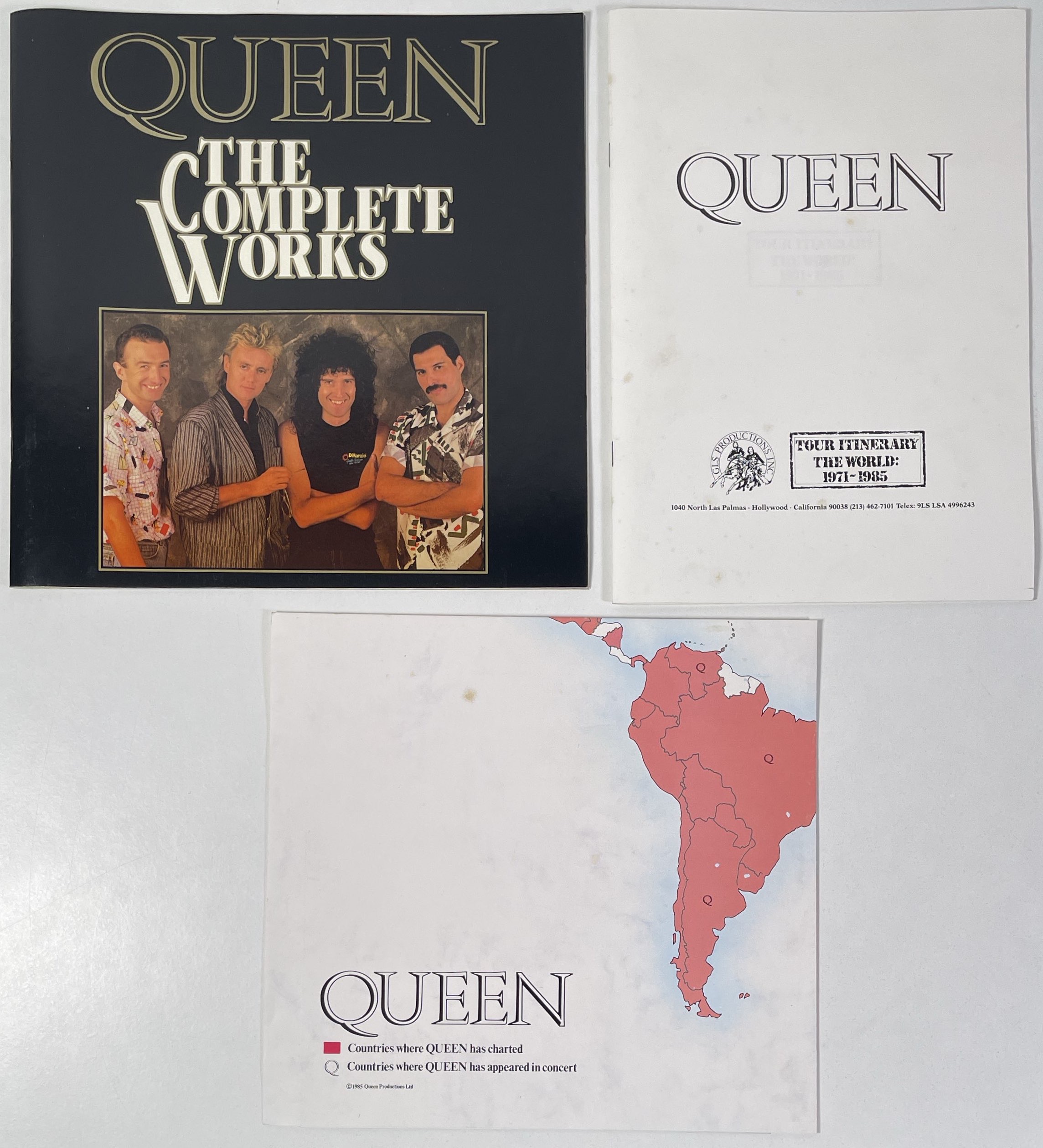 Queen Complete Works Lot 506 - QUEEN - FULLY SIGNED COMPLETE WORKS.