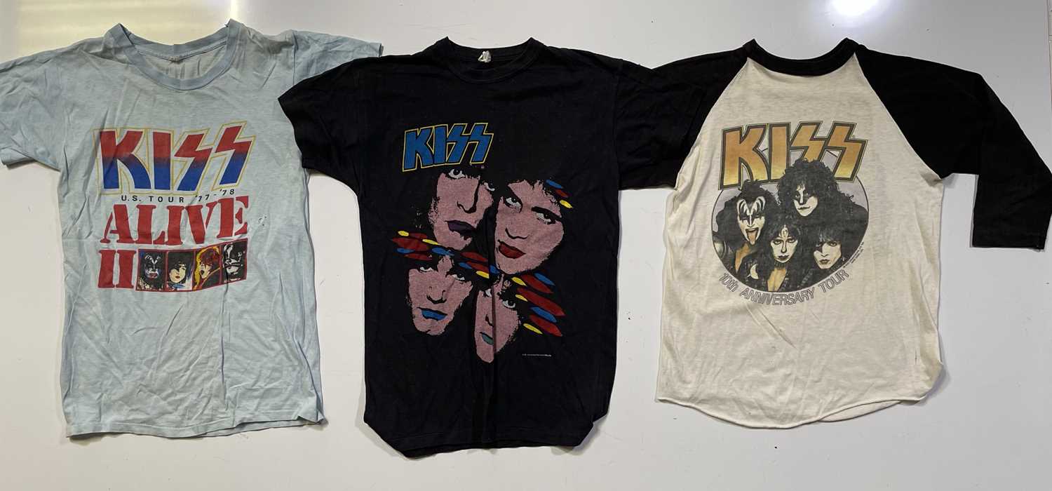 Lot 434 - KISS MEMORABILIA - ORIGINAL T-SHIRTS.