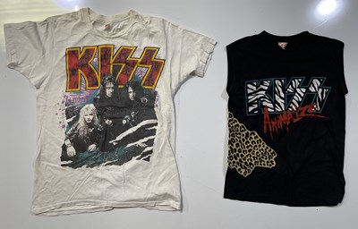 Lot 434 - KISS MEMORABILIA - ORIGINAL T-SHIRTS.