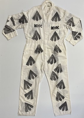 Lot 364 - AC/DC 'ARE YOU READY' BOILERSUIT - LIKELY VIDEO USED.