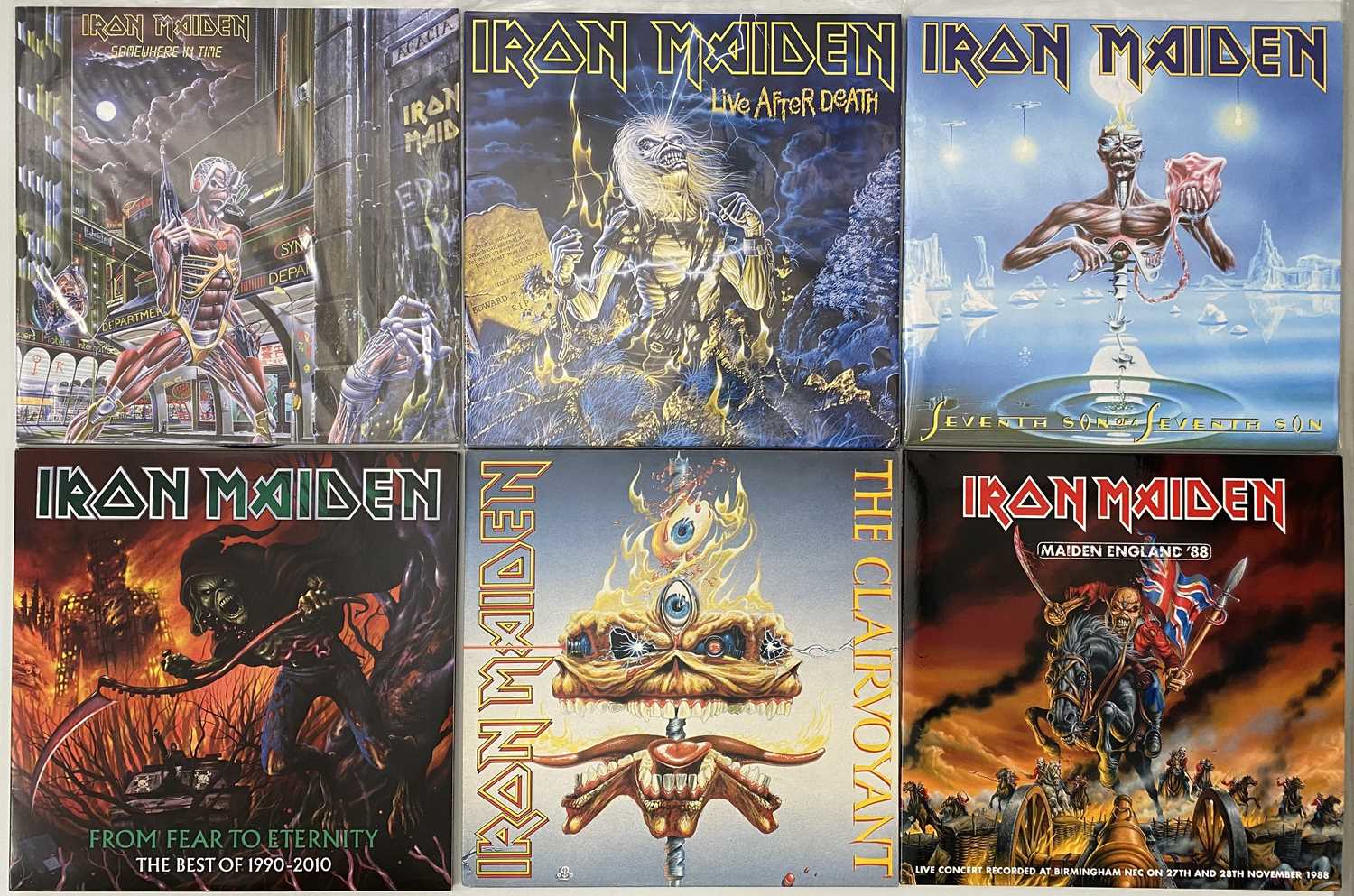 Lot 771 - IRON MAIDEN - LP COLLECTION