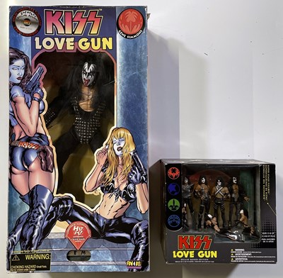 Lot 463 - KISS - LOVE GUN FIGURINES.