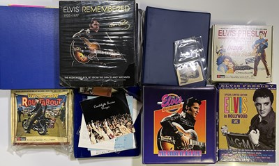 Lot 354 - ELVIS MEMORABILIA - INC CARDS / COLLECTABLES.