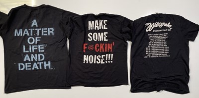 Lot 395 - ROCK / METAL - IRON MAIDEN / WHITESNAKE T-SHIRTS.