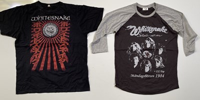 Lot 395 - ROCK / METAL - IRON MAIDEN / WHITESNAKE T-SHIRTS.