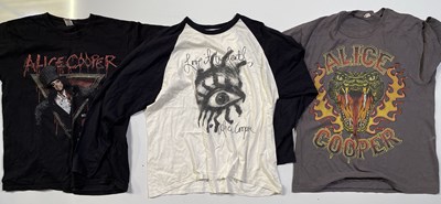 Lot 396 - ALICE COOPER - T-SHIRTS.