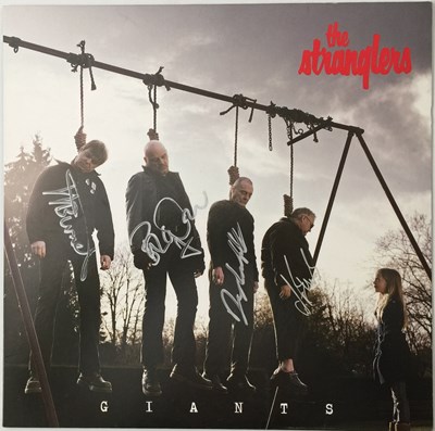 Lot 91 - THE STRANGLERS - GIANTS LP (ORIGINAL SIGNED WITHDRAWN UK COPY - ABSOLUTE 12CG005V)