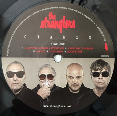 Lot 91 - THE STRANGLERS - GIANTS LP (ORIGINAL SIGNED WITHDRAWN UK COPY - ABSOLUTE 12CG005V)