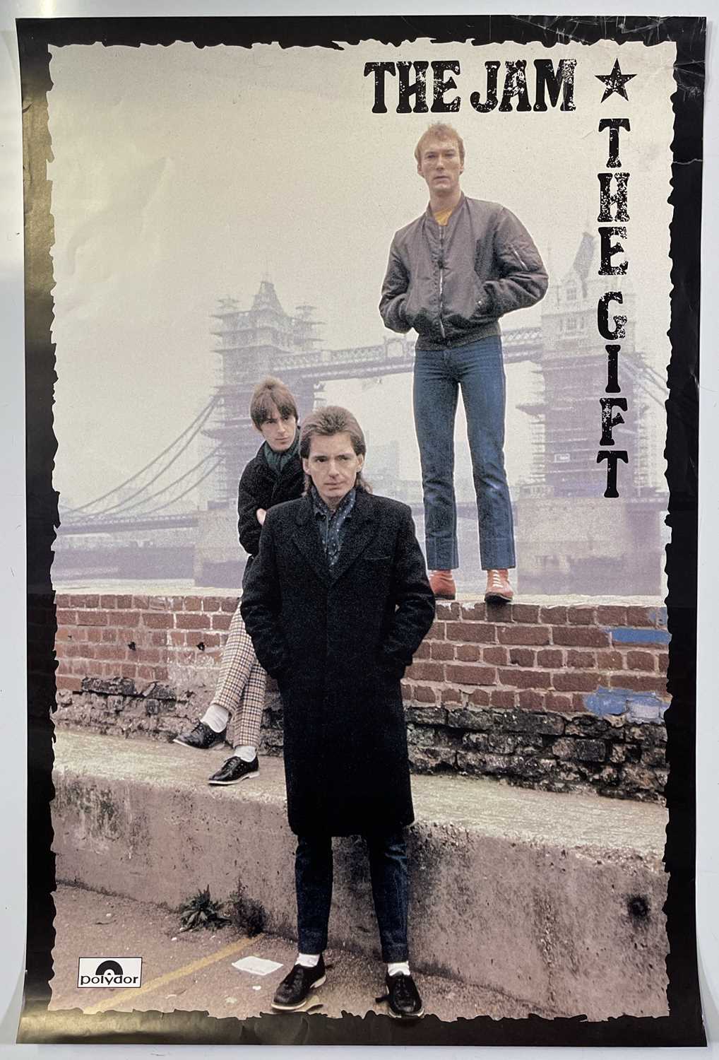Lot 207 THE JAM ORIGINAL THE GIFT POSTER lot-207-the-jam-original-the-gift-poster