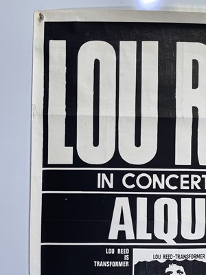 Lot 209 - LOU REED - 1973 CONCERT POSTER.