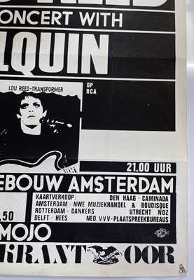 Lot 209 - LOU REED - 1973 CONCERT POSTER.