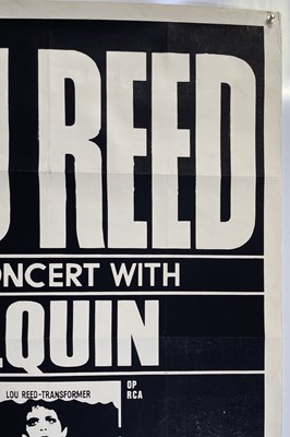 Lot 209 - LOU REED - 1973 CONCERT POSTER.