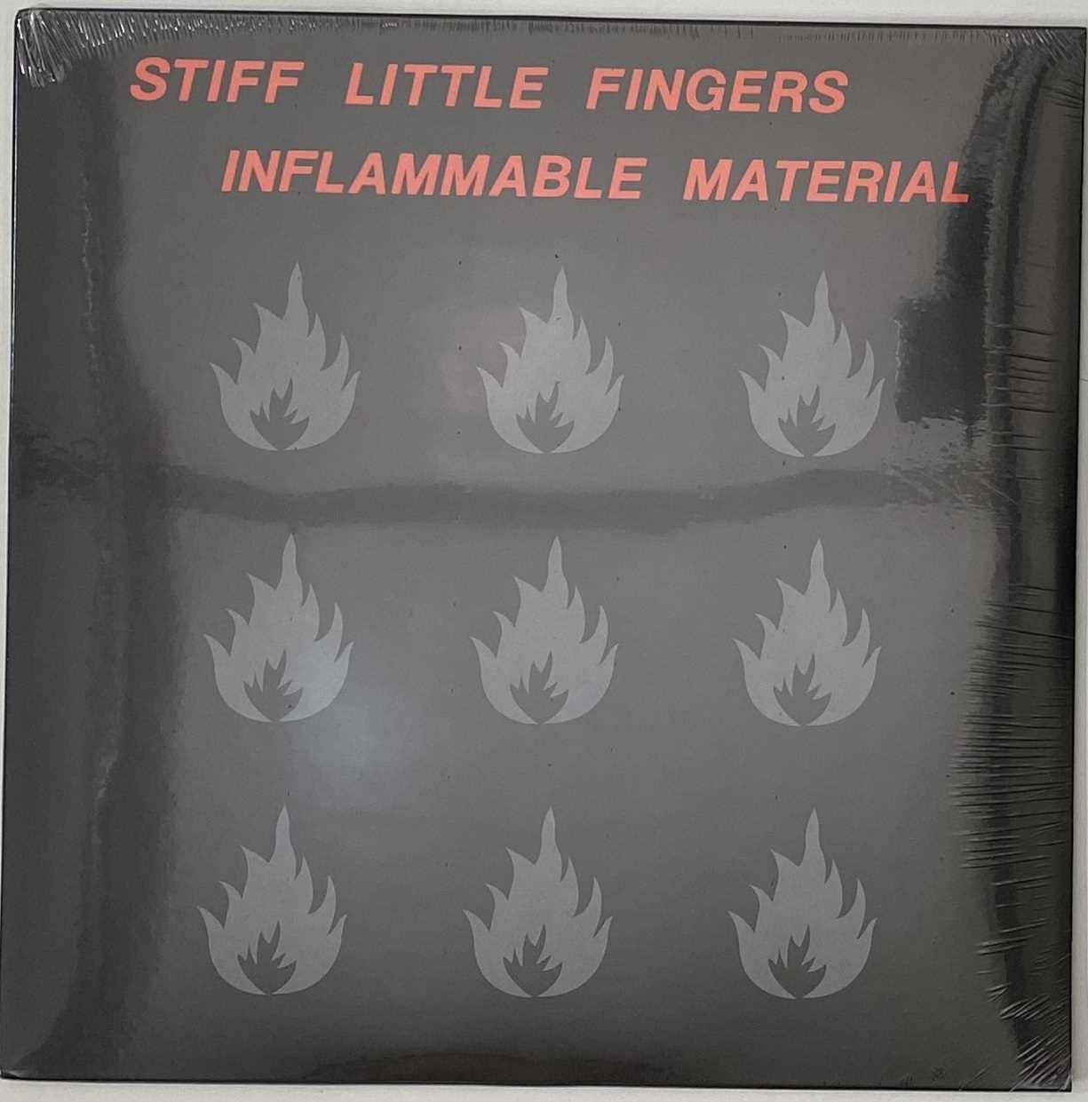 Lot 925 - STIFF LITTLE FINGERS - INFLAMMABLE MATERIAL LP + 7" (SEALED NUMBERED LIMITED RED VINYL - 0190295448271)