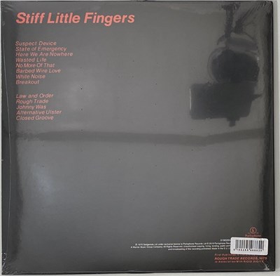 Lot 925 - STIFF LITTLE FINGERS - INFLAMMABLE MATERIAL LP + 7" (SEALED NUMBERED LIMITED RED VINYL - 0190295448271)