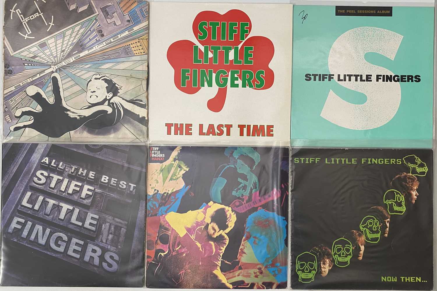 Lot 926 - STIFF LITTLE FINGERS - LP COLLECTION