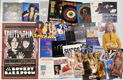 Lot 70 - ASSORTED MUSIC MEMORABILIA - SHOP PROMO ITEMS/BOOKS AND POSTERS.