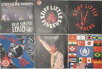 Lot 927 - STIFF LITTLE FINGERS - MODERN/ LIVE LP PACK