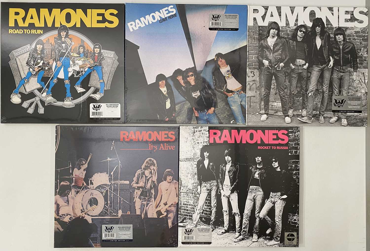 Lot 935 - RAMONES - 40TH ANNIVERSARY DELUXE LP REISSUES PACK